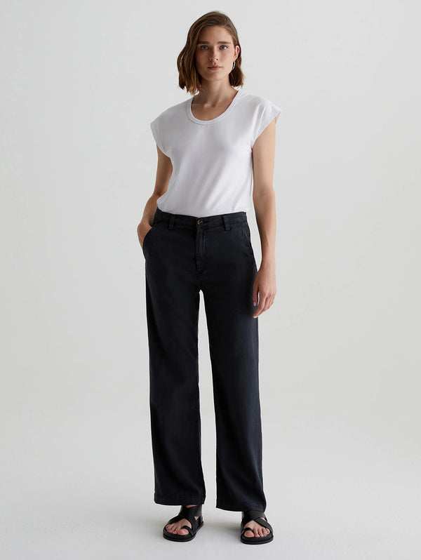 Caden Straight Trouser - Sulfur Black-AG Jeans-Over the Rainbow