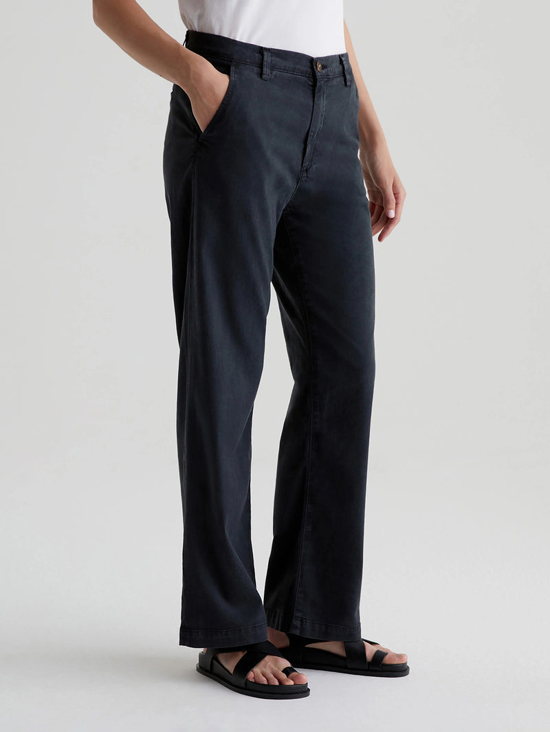 Caden Straight Trouser - Sulfur Black-AG Jeans-Over the Rainbow