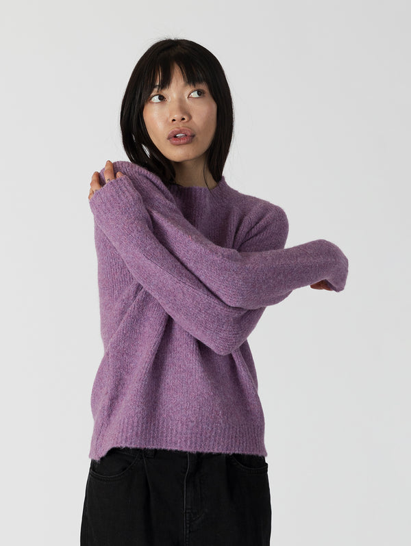 Ezra Crewneck - Mulberry-LYLA+LUXE-Over the Rainbow