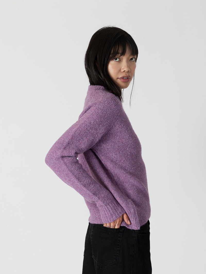 Ezra Crewneck - Mulberry-LYLA+LUXE-Over the Rainbow