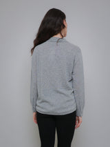 Cashmere Shirt - Grey Heather-WHITE + WARREN-Over the Rainbow