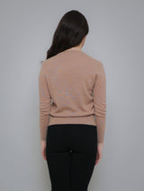 Essential Cashmere Crewneck Sweater - True Camel-WHITE + WARREN-Over the Rainbow