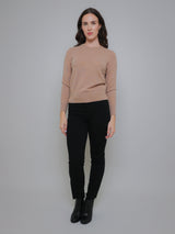 Essential Cashmere Crewneck Sweater - True Camel-WHITE + WARREN-Over the Rainbow