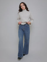 Featherweight Sofie High Rise Wide Jean - Beverly-RAG + BONE-Over the Rainbow