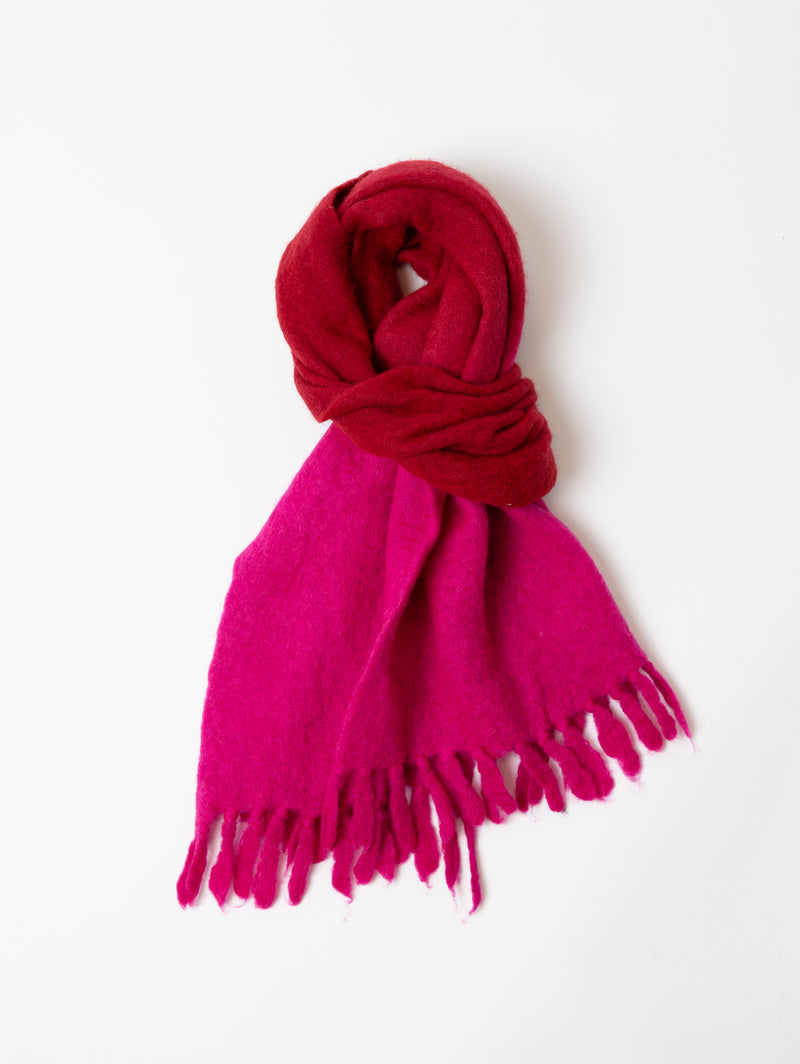 Two Tone Wool Scarves-MOMENT BY MOMENT-Over the Rainbow