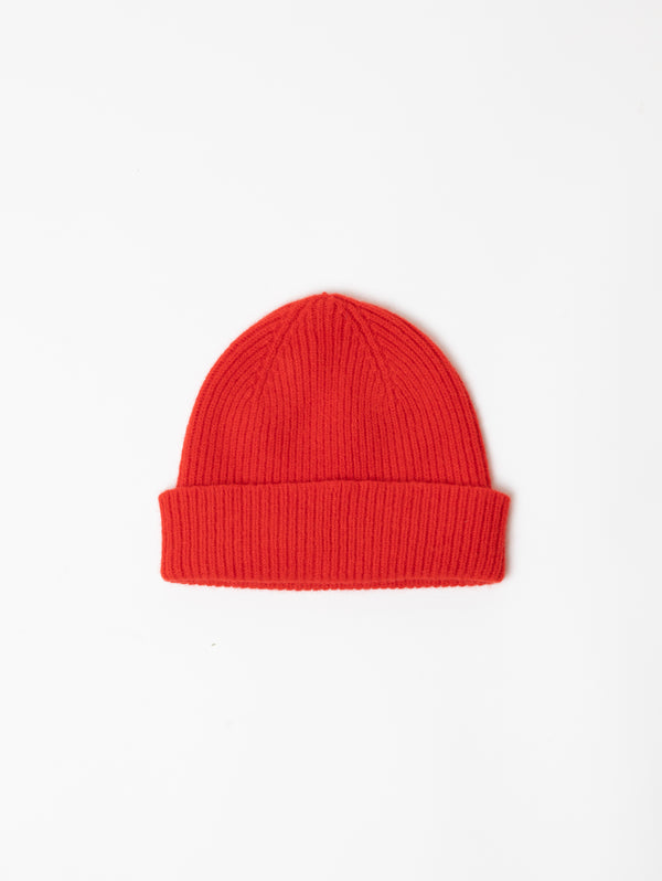 Classic Angora Beanie - Crimson-LE BONNET-Over the Rainbow