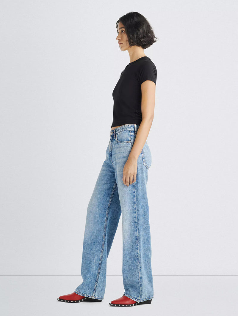 Featherweight Logan Wide Leg - Audrey-RAG + BONE-Over the Rainbow