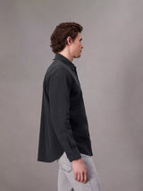 Finch Corduroy Shirt - Black-RAG + BONE-Over the Rainbow