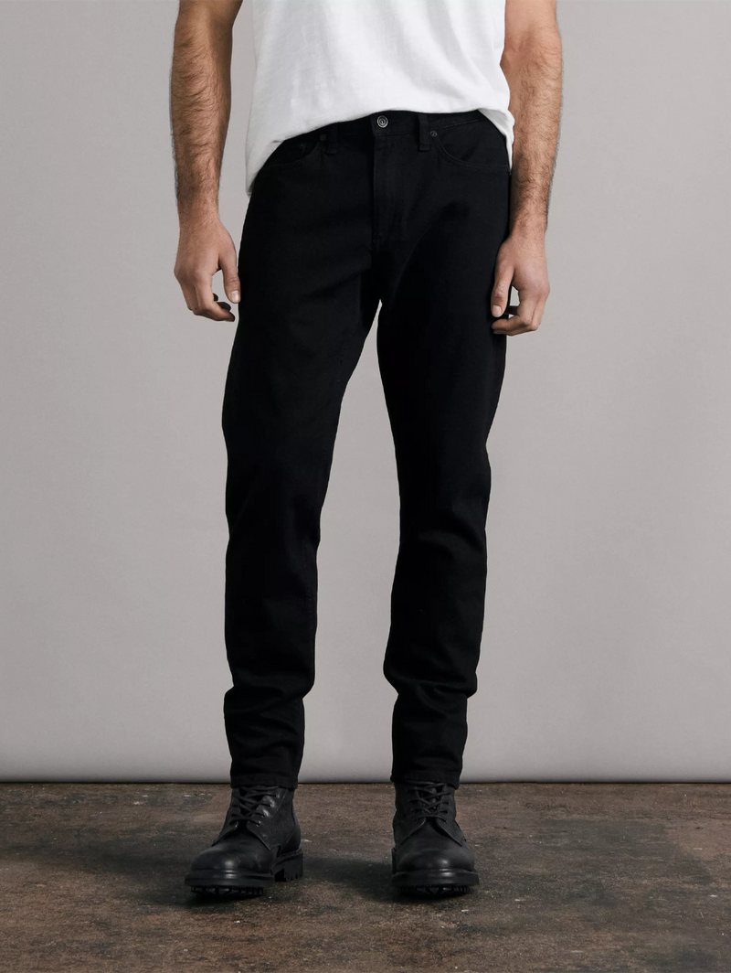 Fit 3 Athletic Jean - Black-RAG + BONE-Over the Rainbow