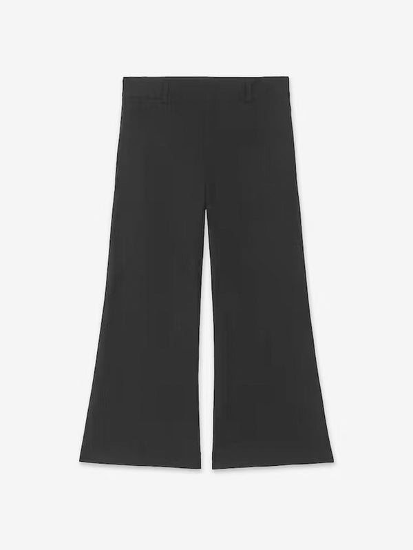 Le Crop Palazzo Trouser - Noir-FRAME-Over the Rainbow