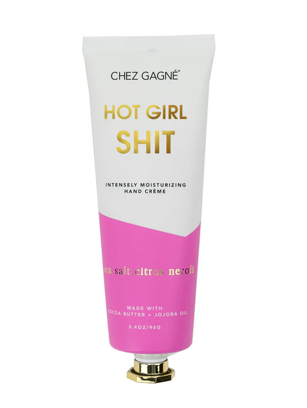 Hot Girl Shit Hand Crème - Sea Salt Citrus Neroli-CHEZ GAGNE LETTERPRESS-Over the Rainbow