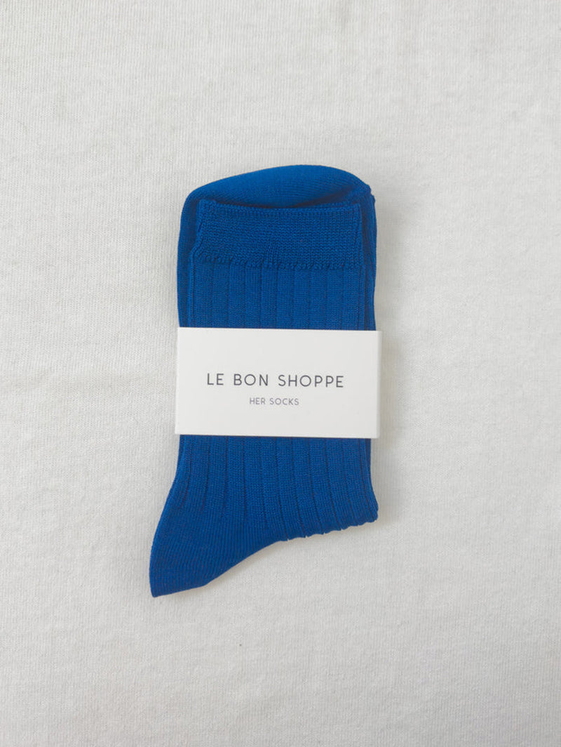 Her Socks - Cobalt-LE BON SHOPPE-Over the Rainbow