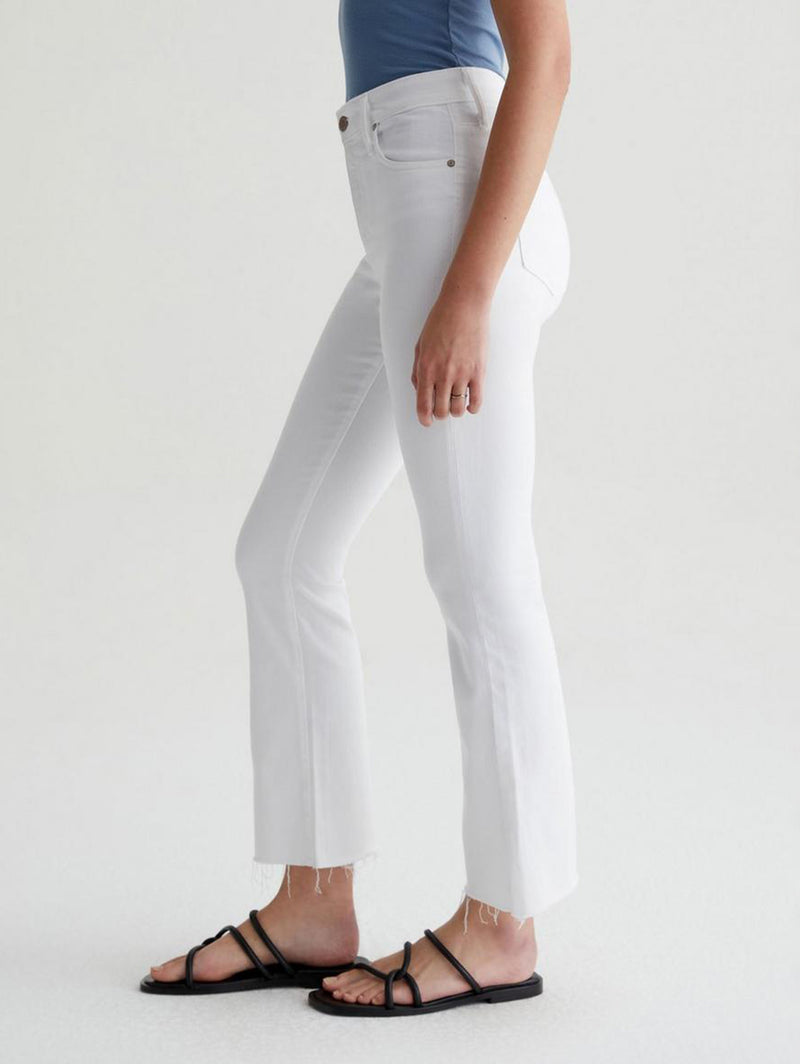 Farrah High Rise Bootcut Jean - Modern White-AG Jeans-Over the Rainbow