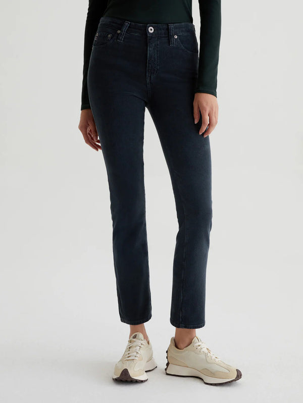 Mari Mid Rise Straight Corduroy Pant-AG Jeans-Over the Rainbow