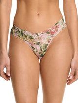 Low Rise Lace Thong - French Garden-Hanky Panky-Over the Rainbow