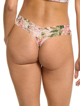 Low Rise Lace Thong - French Garden-Hanky Panky-Over the Rainbow