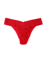 Signature Lace Original Rise Thong - Primary Colours-Hanky Panky-Over the Rainbow