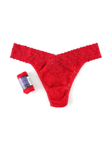 Signature Lace Original Rise Thong - Primary Colours-Hanky Panky-Over the Rainbow