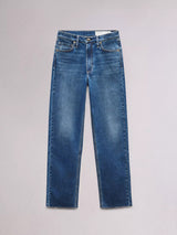 Harlow Mid-Rise Straight Jean - Nova-RAG + BONE-Over the Rainbow