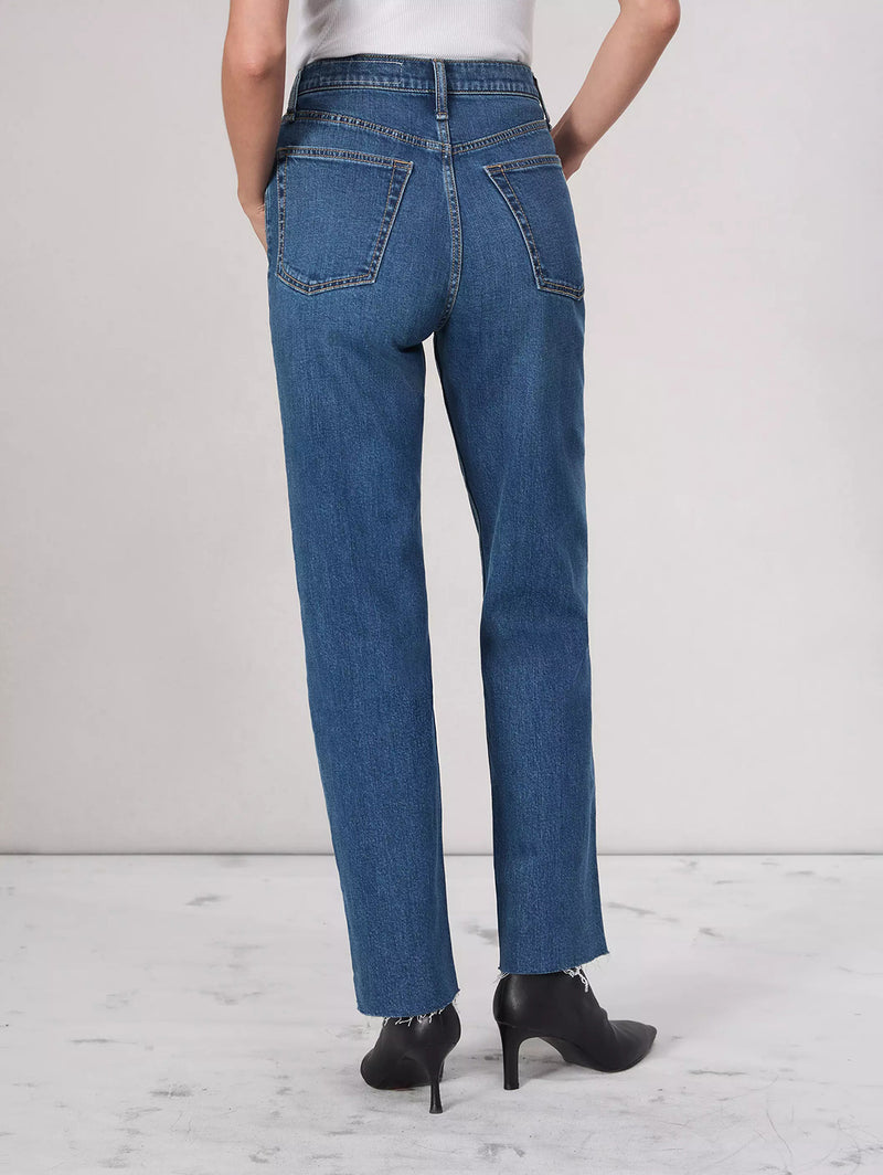 Harlow Mid-Rise Straight Jean - Nova-RAG + BONE-Over the Rainbow