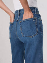 Harlow Mid-Rise Straight Jean - Nova-RAG + BONE-Over the Rainbow