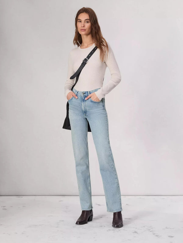 Harlow Long Mid-Rise Straight Jean - Bloomfield-RAG + BONE-Over the Rainbow