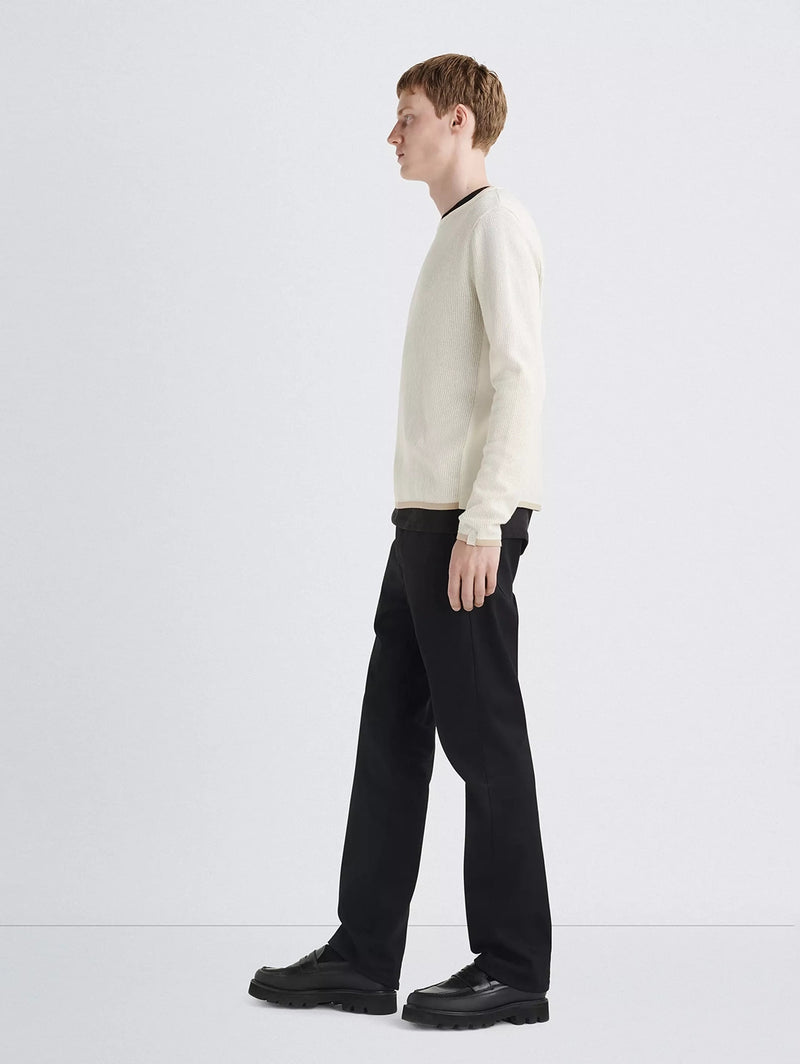 Harvey Crew Sweater - Ivory-RAG + BONE-Over the Rainbow