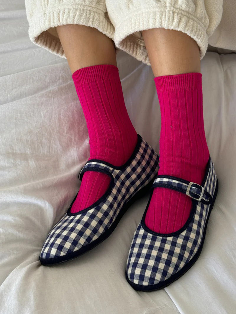 Her Socks - Fuchsia-LE BON SHOPPE-Over the Rainbow