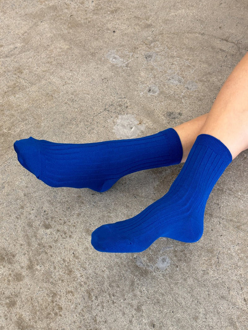 Her Socks - Cobalt-LE BON SHOPPE-Over the Rainbow