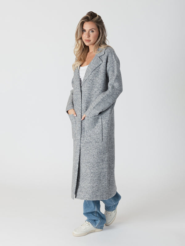 Jimmi Coat - Grey Marl-LYLA+LUXE-Over the Rainbow