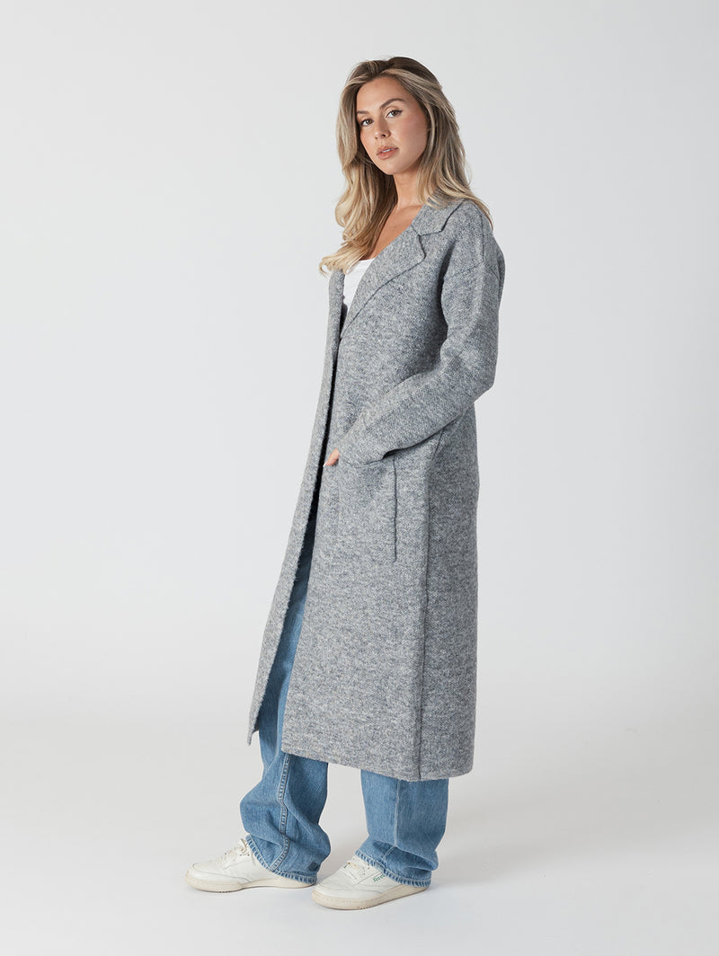 Jimmi Coat - Grey Marl-LYLA+LUXE-Over the Rainbow