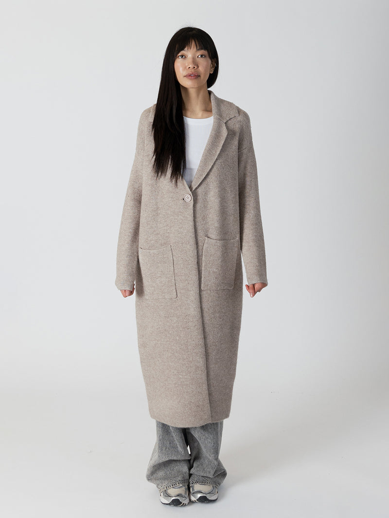 Jimmi Coat - Medium Oatmeal-LYLA+LUXE-Over the Rainbow