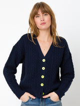 Suzanne Just Add Love Cardigan - Indigo-KERRI ROSENTHAL-Over the Rainbow