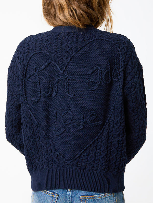 Suzanne Just Add Love Cardigan - Indigo-KERRI ROSENTHAL-Over the Rainbow