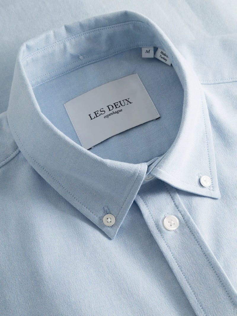 Konrad Oxford Shirt - Light Blue-LES DEUX-Over the Rainbow