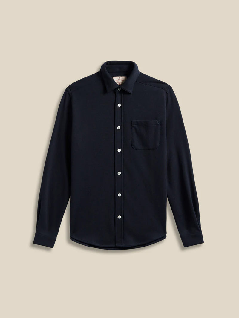 Lago Shirt - Navy-PORTUGUESE FLANNEL-Over the Rainbow