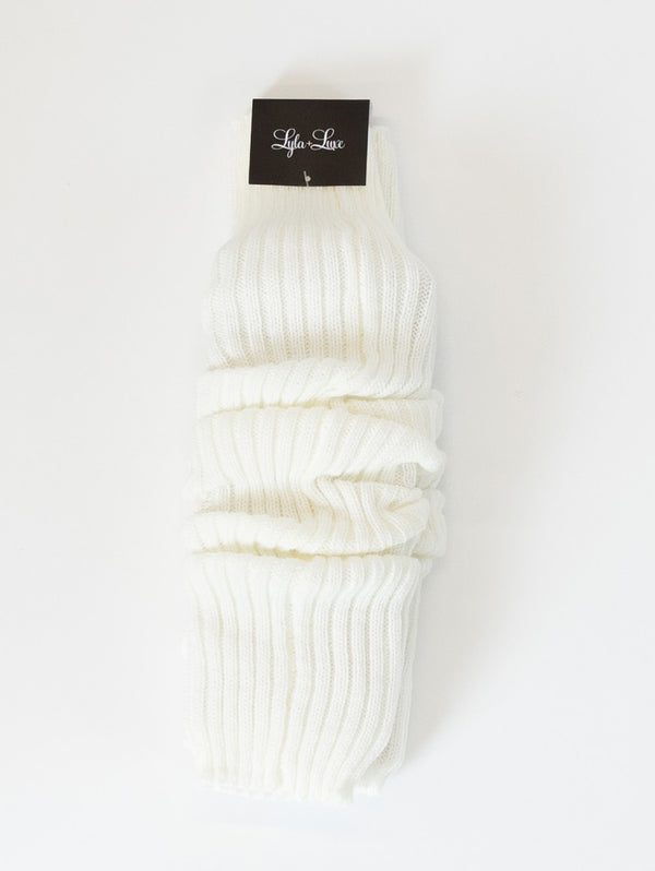 Legwarmers - White-LYLA+LUXE-Over the Rainbow