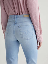 Saige Straight Crop Jean - 24 Years Sunkissed-AG Jeans-Over the Rainbow