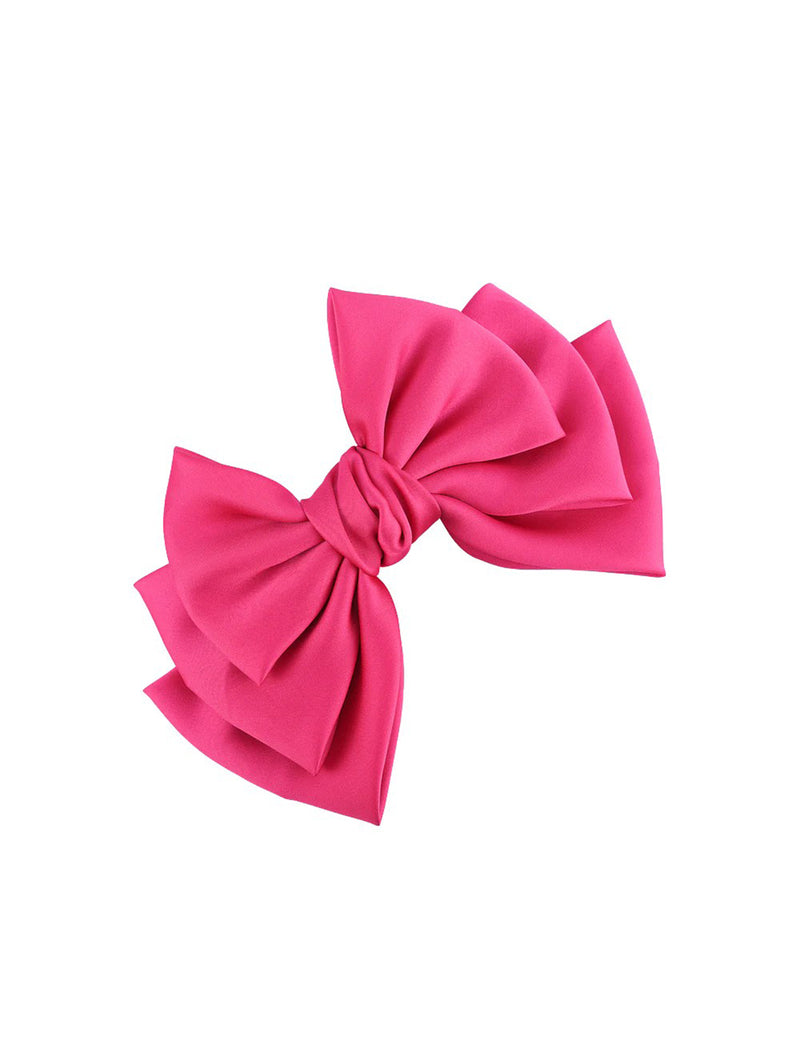 Basic Triple Bow Barrette-LIM LIM-Over the Rainbow