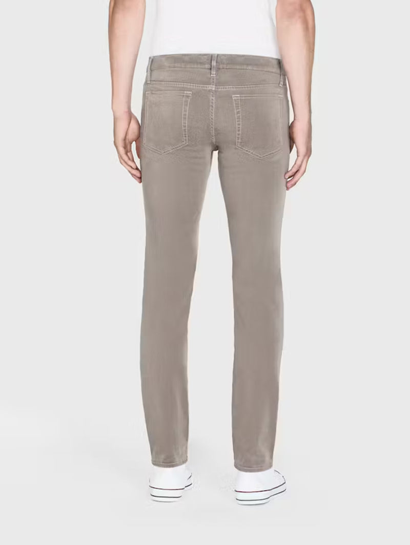 L'Homme Slim Twill Pant - Dusty Grey-FRAME-Over the Rainbow