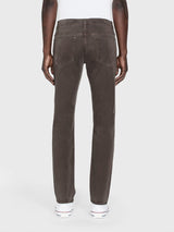 L'Homme Slim Twill Pant - Mocha-FRAME-Over the Rainbow