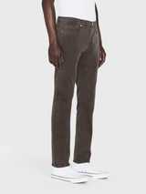 L'Homme Slim Twill Pant - Mocha-FRAME-Over the Rainbow