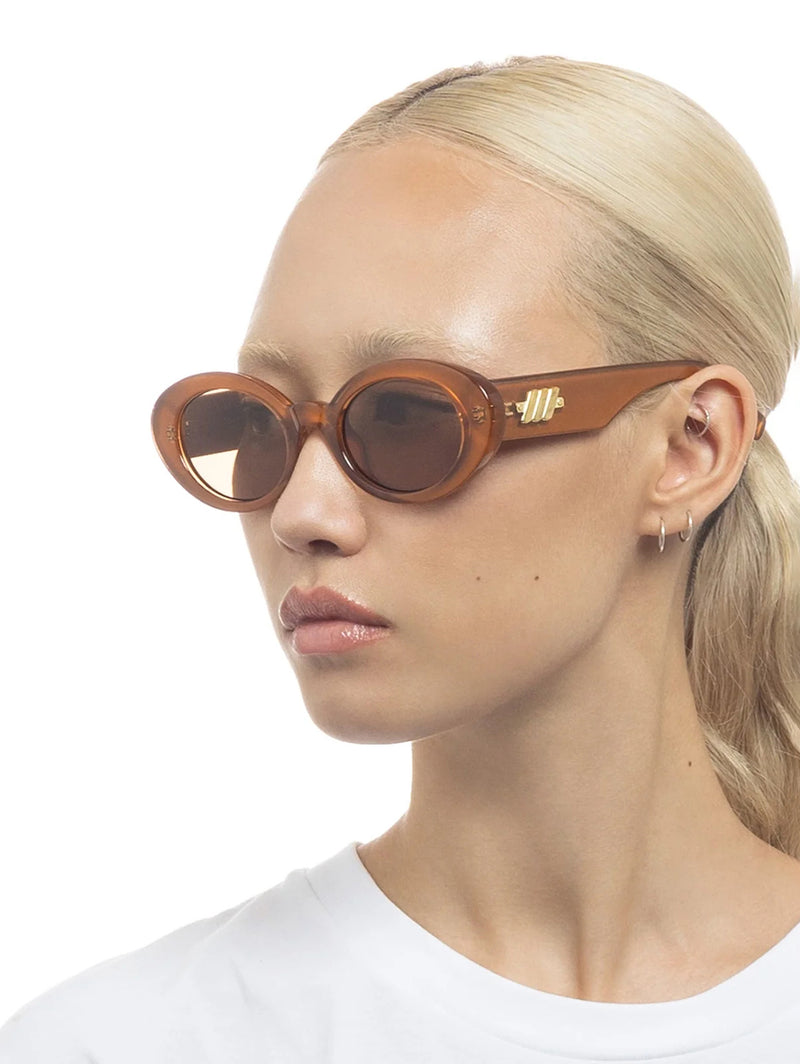 Nouveau Vie Sunglasses - Caramel-LE SPECS-Over the Rainbow