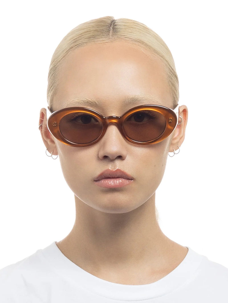 Nouveau Vie Sunglasses - Caramel-LE SPECS-Over the Rainbow