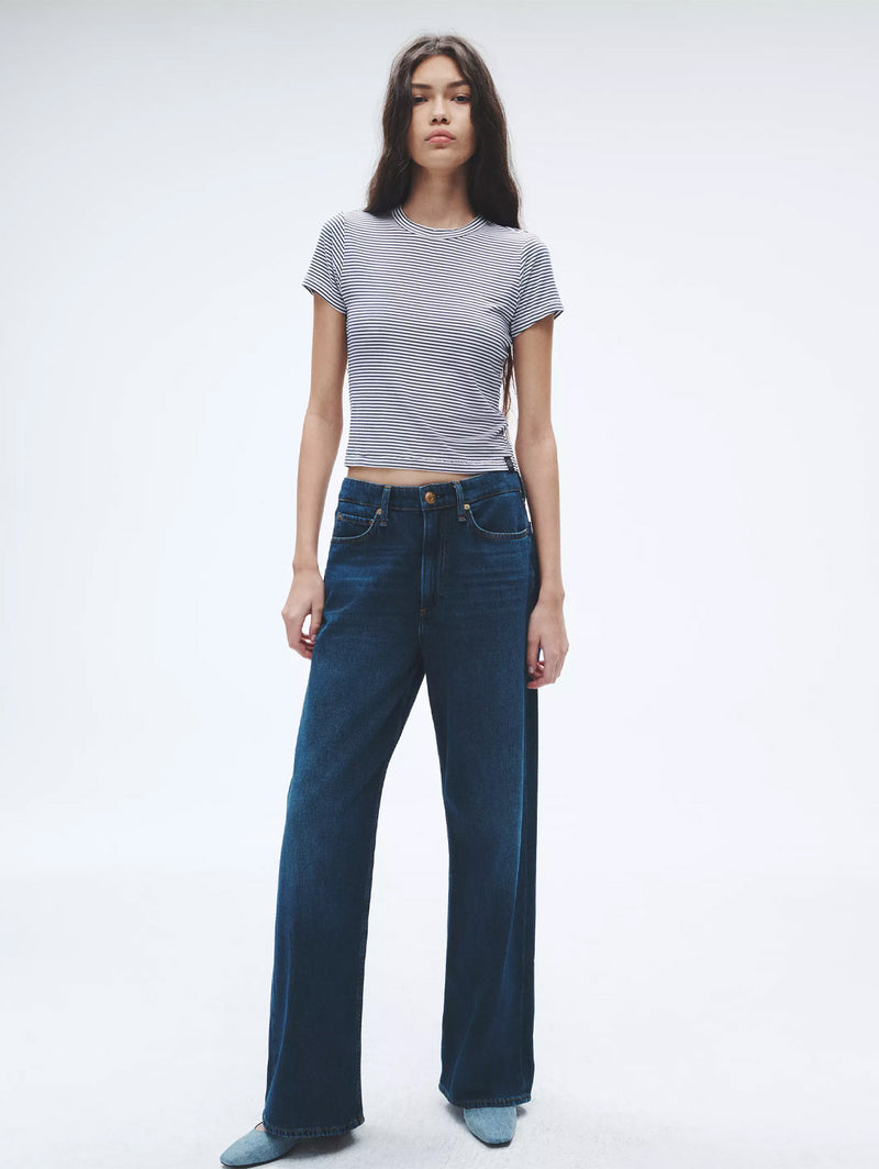 Logan Wide Leg Jean - Annalise-RAG + BONE-Over the Rainbow