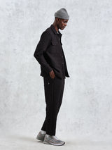 Lomond Overshirt - Black Petal Quilt-Wax London-Over the Rainbow