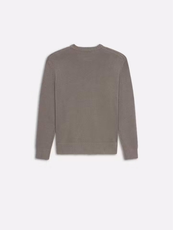 Wool Cashmere Textured Sweater - Anthracite-FRAME-Over the Rainbow