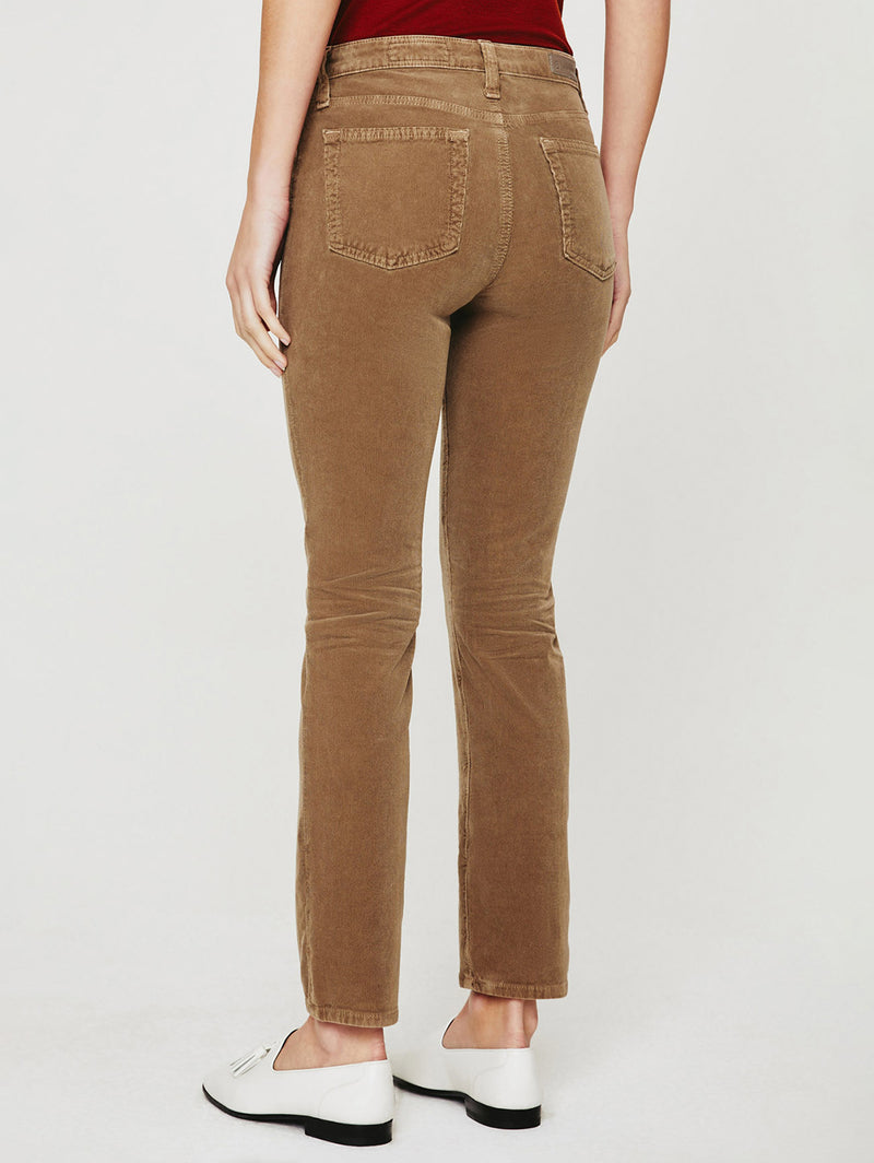 Mari Mid Rise Straight Corduroy Pant-AG Jeans-Over the Rainbow