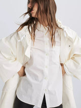 Maxine Shirt - White-RAG + BONE-Over the Rainbow