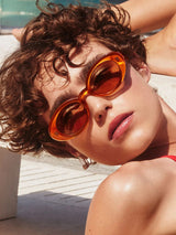 Nouveau Vie Sunglasses - Caramel-LE SPECS-Over the Rainbow